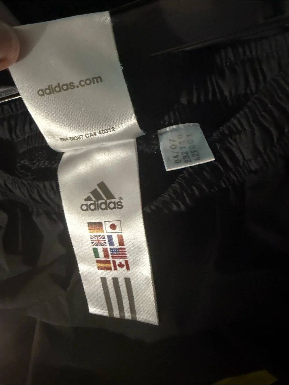 adidas Black Joggers with Neon Lime Side Stripes